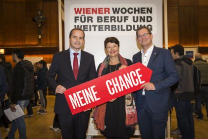 Brauner, Meidlinger und Papai eröffnen die Wiener Wochen für Beruf und Weiterbildung